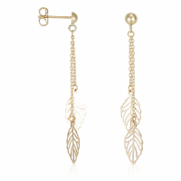 Oro Di Oro Women's 'Feuillage Amoureux' Earrings