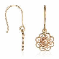 Oro Di Oro Women's 'Flora Arabesque' Earrings