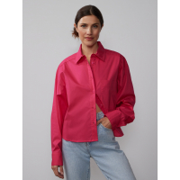 New York & Company Chemise 'Long Sleeve Boxy Button Down' pour Femmes