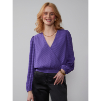 New York & Company 'Surplice' Langärmelige Bluse für Damen