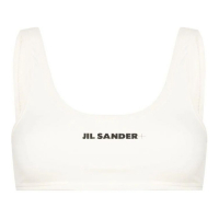 Jil Sander Women's 'Logo-Print' Bikini Top