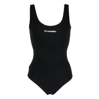 Jil Sander 'Scoop-Back Logo-Print' Badeanzug für Damen