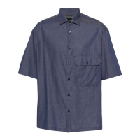 Emporio Armani Men's 'Logo-Embroidered' Short sleeve shirt