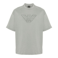 Emporio Armani T-shirt 'Logo-Embroidered' pour Hommes