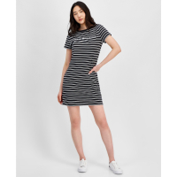 Tommy Hilfiger Women's 'Striped Logo' T-shirt Dress
