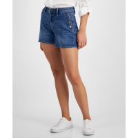 Tommy Hilfiger Women's 'Greenwich Buttoned-Pocket' Denim Shorts