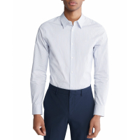 Calvin Klein Men's 'Striped Stretch Button-Front' Shirt