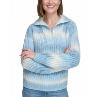 Calvin Klein Jeans Women's 'Space-Dyed Half-Zip' Sweater