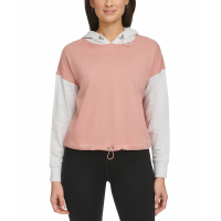 Calvin Klein Sweatshirt à capuche  'Colorblocked Bungee-Hem' pour Femmes