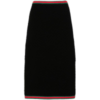 Gucci Women's 'Web-Stripe' Midi Skirt
