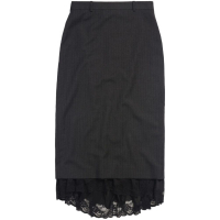 Balenciaga Women's 'Lingerie Pinstripe' Skirt