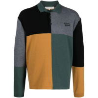 Maison Kitsuné Men's 'Colour-Block Polo' Sweater