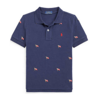 Polo Ralph Lauren 'Flag Embroidered' Polohemd für Kleiner Jungen