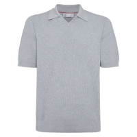 Brunello Cucinelli Polo 'Ribbed' pour Hommes