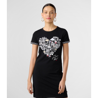 Karl Lagerfeld 'Whimsy Heart' T-Shirt-Kleid für Damen