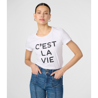 Karl Lagerfeld T-shirt 'C'Est La Vie Daisy' pour Femmes