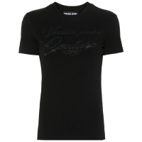 Versace Jeans Couture 'Crystal-Logo' T-Shirt für Damen