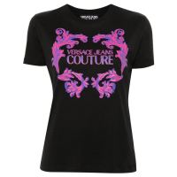 Versace Jeans Couture T-shirt 'Barocco Logo' pour Femmes