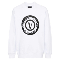 Versace Jeans Couture Pull 'Logo-Print' pour Hommes