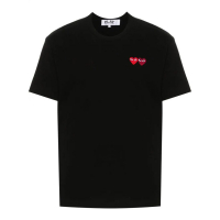 Comme Des Garçons Play Men's 'Logo-Embroidered' T-Shirt