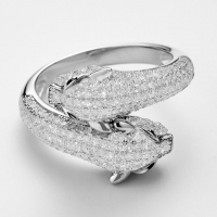 Artisan Joaillier Women's 'Duo De Panthères' Ring
