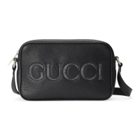 Gucci 'Mini Logo-Appliqué Leather Shoulder Bag' Schultertasche für Herren