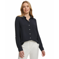 Tommy Hilfiger Women's 'Collared Button-Front' Shirt