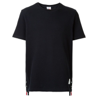 Thom Browne Men's 'Rwb Stripe Piqué' T-Shirt
