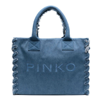 Pinko 'Logo-Embroidered' Tote Handtasche für Damen