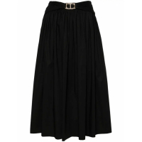 Twinset Women's 'Belted Flared' Midi Skirt