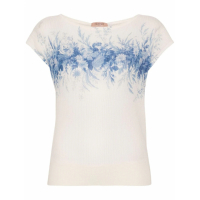 Twinset Women's 'Floral Ribbed' Top
