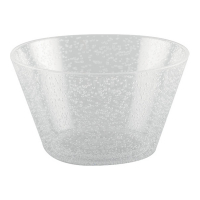 Aulica Small Clear Salad Bowl Bulle