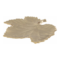 Aulica Gold Leaf Shape Dish 20X20X2Cm