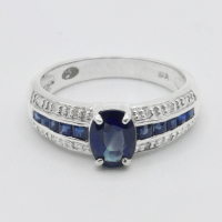 Comptoir du Diamant Women's 'Mon Saphir' Ring