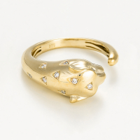 Comptoir du Diamant Women's 'Bastet' Ring