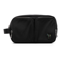 PS Paul Smith Men's 'Logo-Patch Shell' Toiletry Bag
