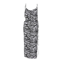 The Attico Robe plage 'Zebra-Print' pour Femmes