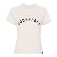 Courrèges 'Logo-Print' T-Shirt für Damen