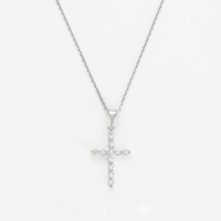 Caratelli Women's 'Croix Brillante' Pendant with chain