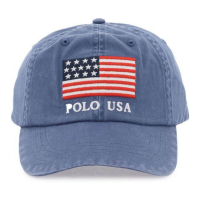 Polo Ralph Lauren Women's 'Embroidered Flag' Baseball Cap