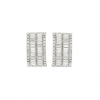Alessandra Rich Women's 'Clip-On Crystal' Earrings