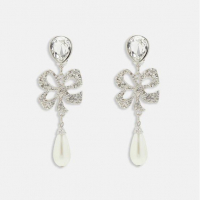 Alessandra Rich Women's 'Crystal Bow' Earrings