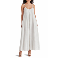 Steve Madden 'Stripe Inverted Pleat' Maxi Kleid für Damen