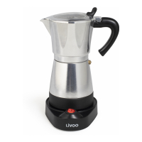 Livoo Electric Italian coffee maker