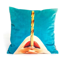Seletti 'Drill' Decorative Cushion - 50 x 50 cm