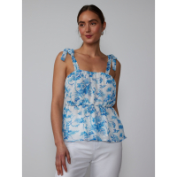 New York & Company Women's 'Floral Tie Strap' Top