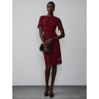 New York & Company Robe à manches courtes 'Scallop Lace' pour Femmes
