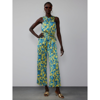 New York & Company Women's 'Sleeveless Criss Cross Floral' Jumpsuit