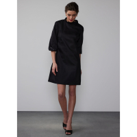 New York & Company 'Ruffle Neck Bow Back Shift' Mini Kleid für Damen