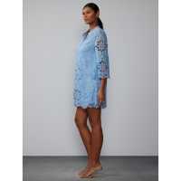 New York & Company Robe à manches longues 'Floral Lace Shift' pour Femmes